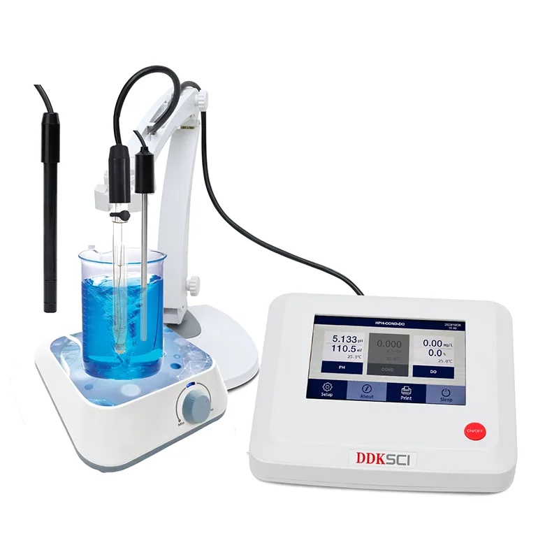 Benchtop pH DO Meter Touch Screen
