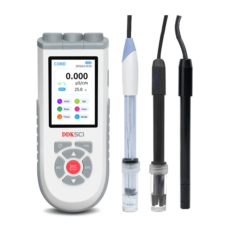 Portable pH Conductivity Dissolved Oxygen Meter